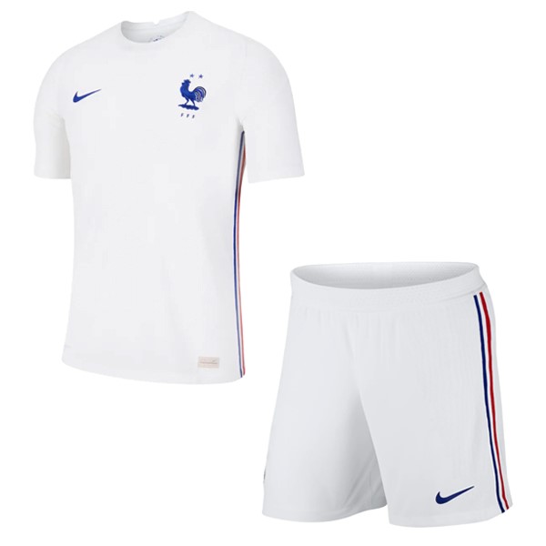 Camiseta Francia Replica Segunda Ropa Niños 2020 Blanco